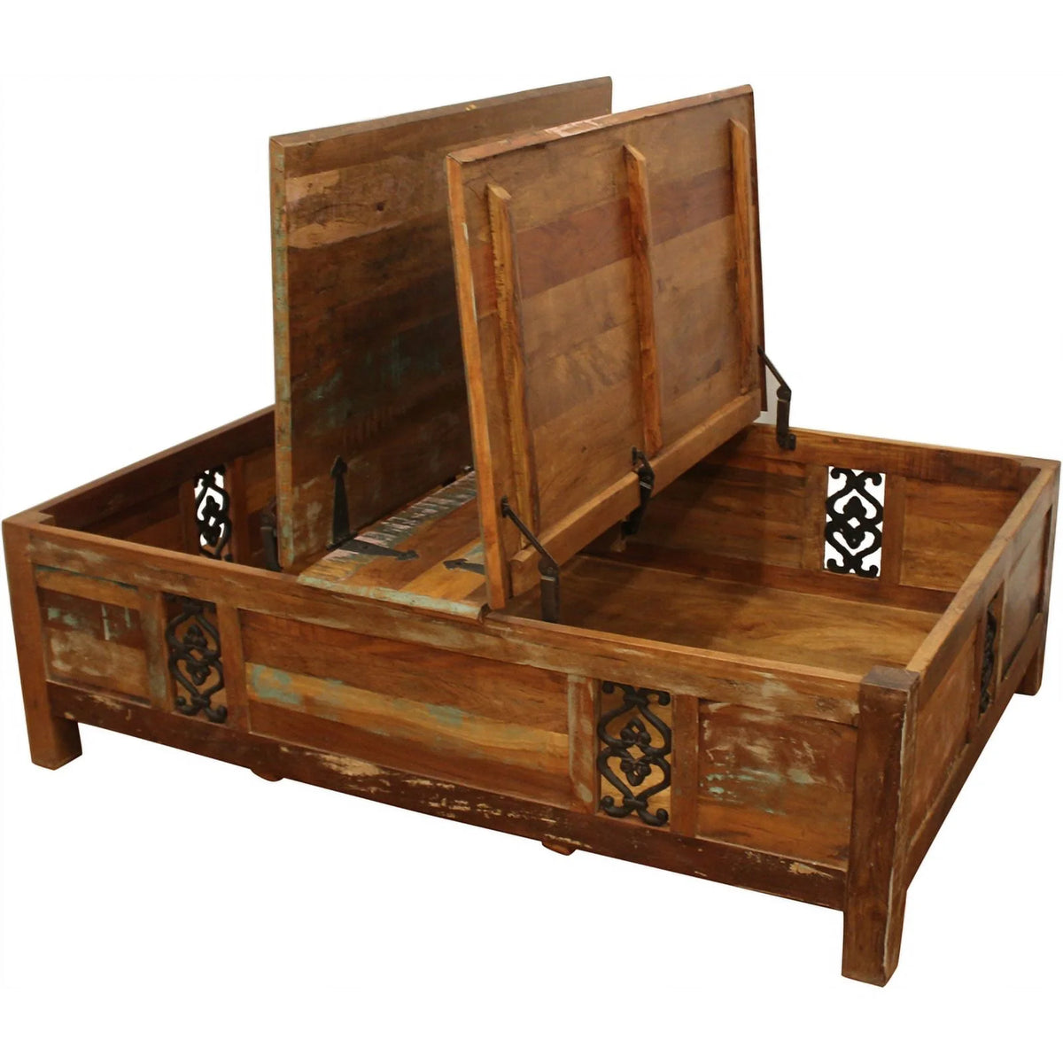 60" Reclaimed Solid Wood Cocktail Table M7294