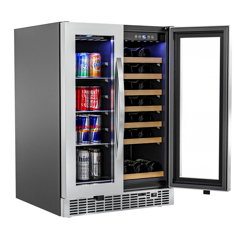 24 in. Dual Zone Wine and Beverage Cooler E39027