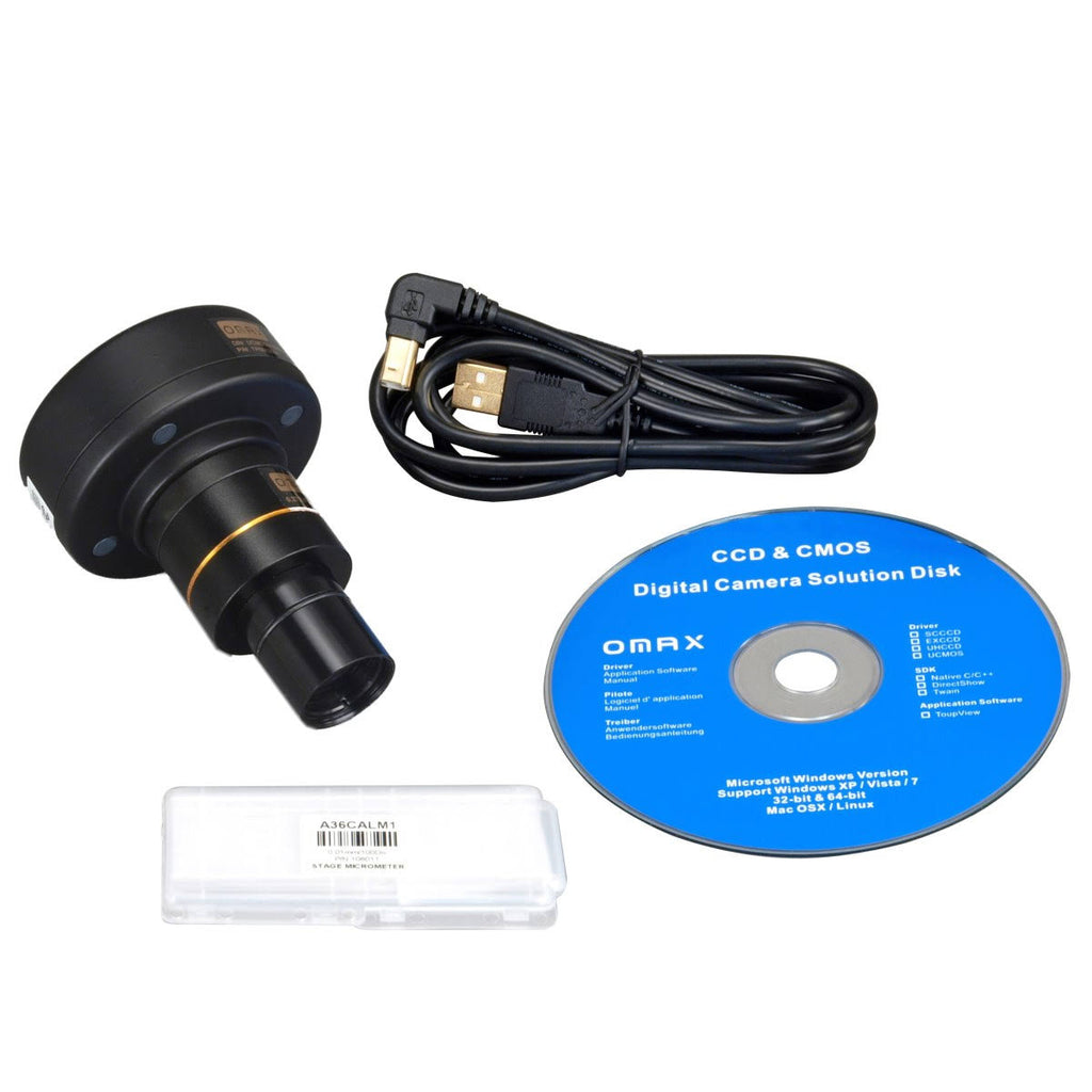 Trinocular Compound LED Microscope with 3MP Digital Camera V9914