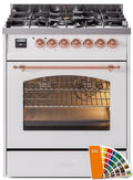 30 Dual Fuel Natural Gas Range with Copper Trim W476