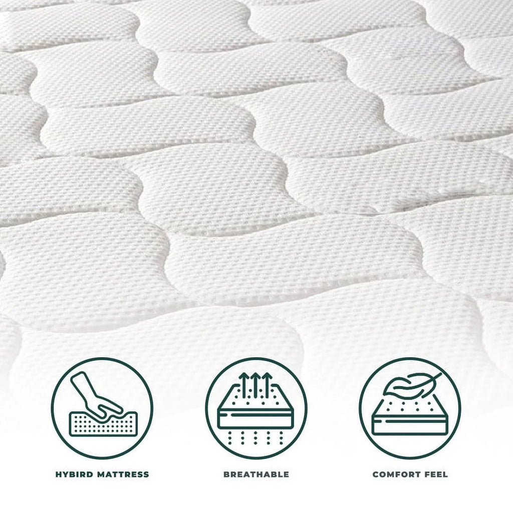 8 Inch Comfort Foam & Spring Hybrid Queen Mattress I30760