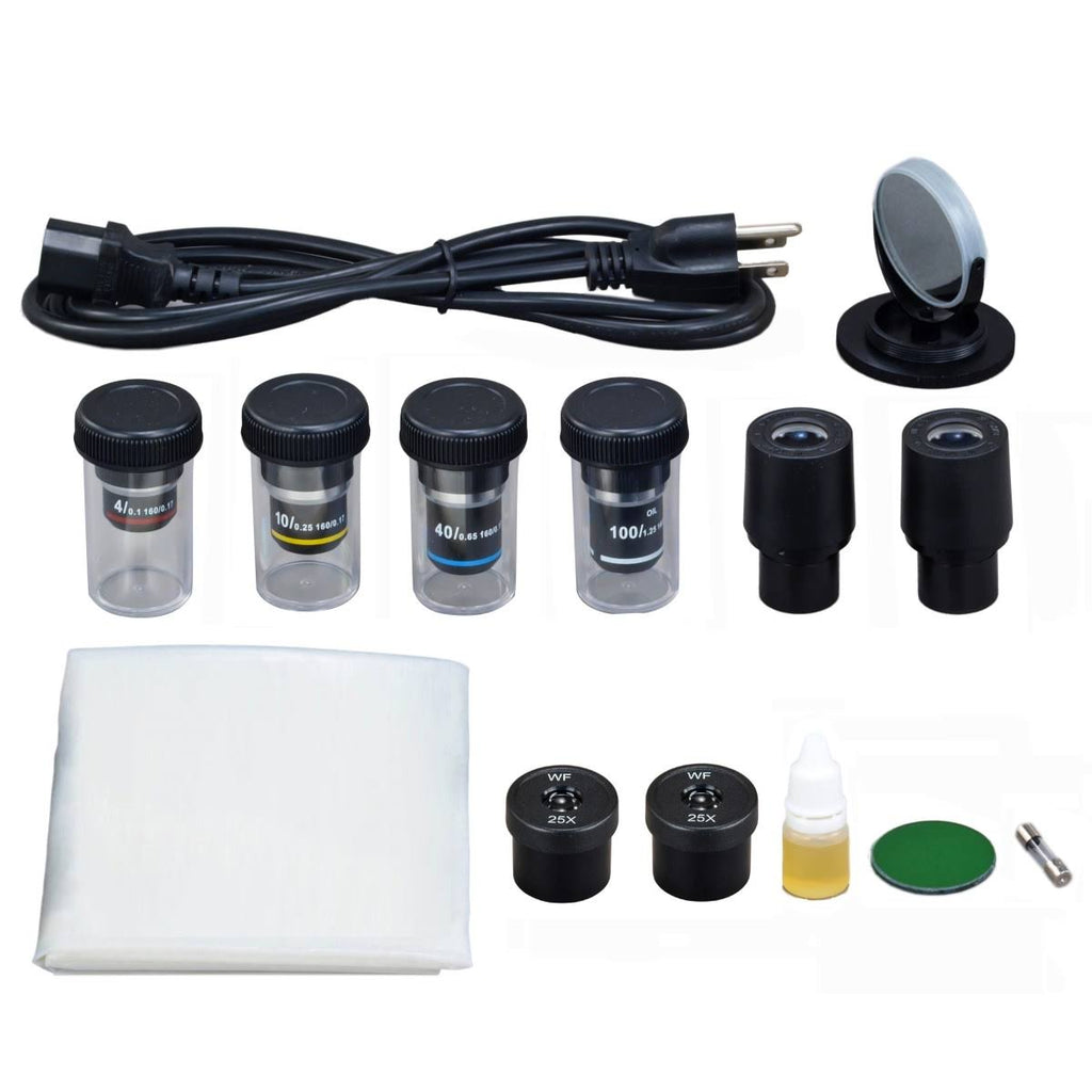 Trinocular Compound LED Microscope with 3MP Digital Camera V9914