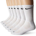 White Crew Training Socks 6 Pair V12795