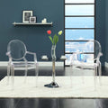 Clear Dining Armchairs Set of 2 E41475