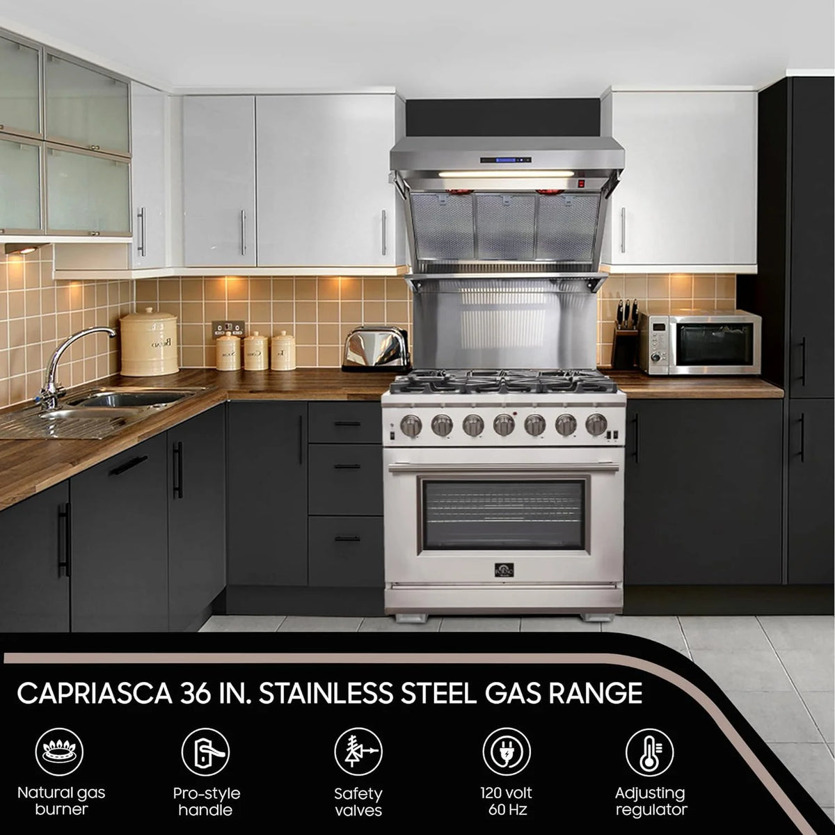 36" Freestanding Gas Range Q476