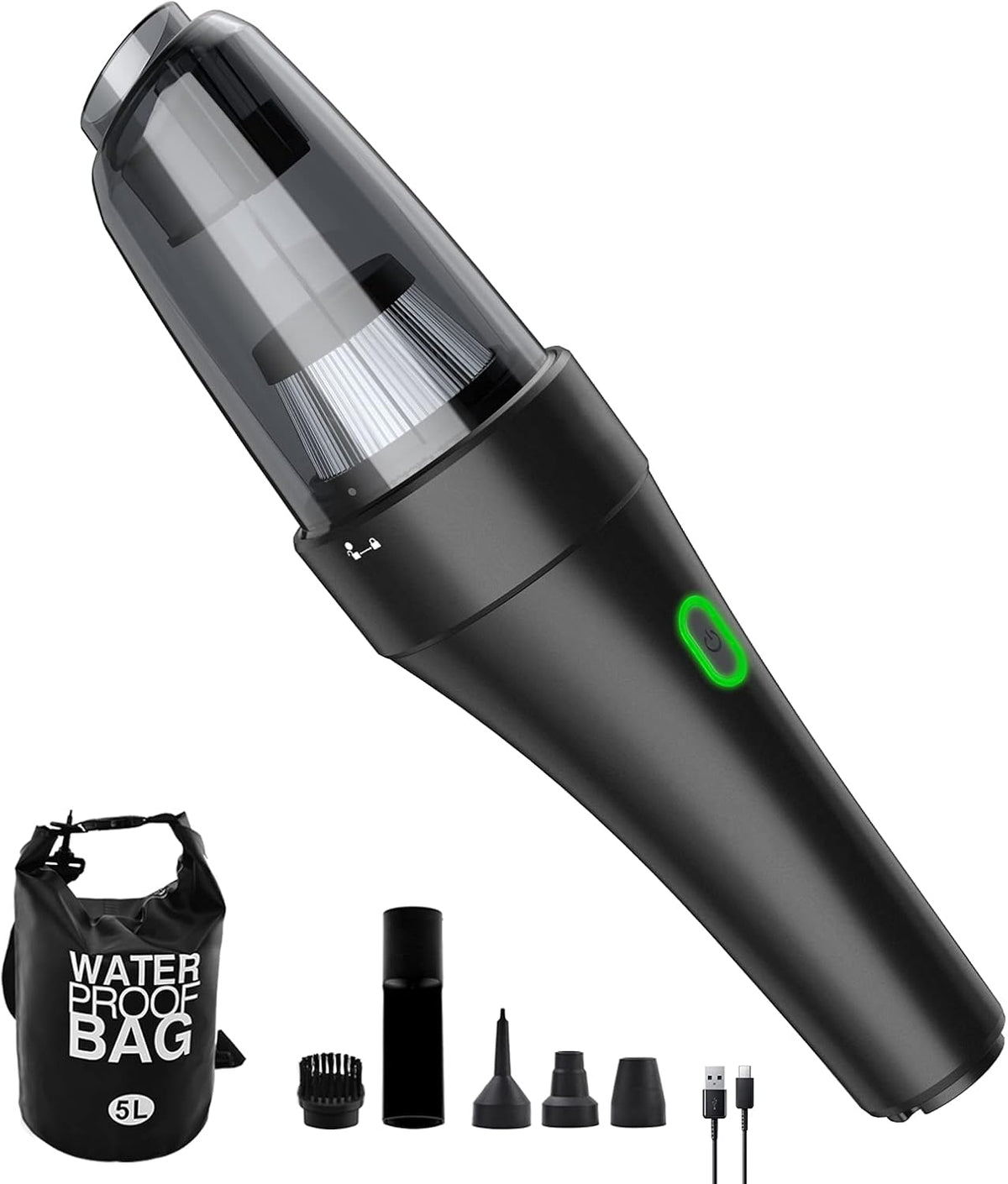 Cordless Handheld Vacuum 8000PA Black Pack of 2 X52327