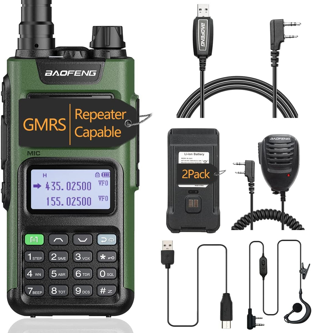 Rechargeable Long Range Two Way Radio Pack of 2 H809859