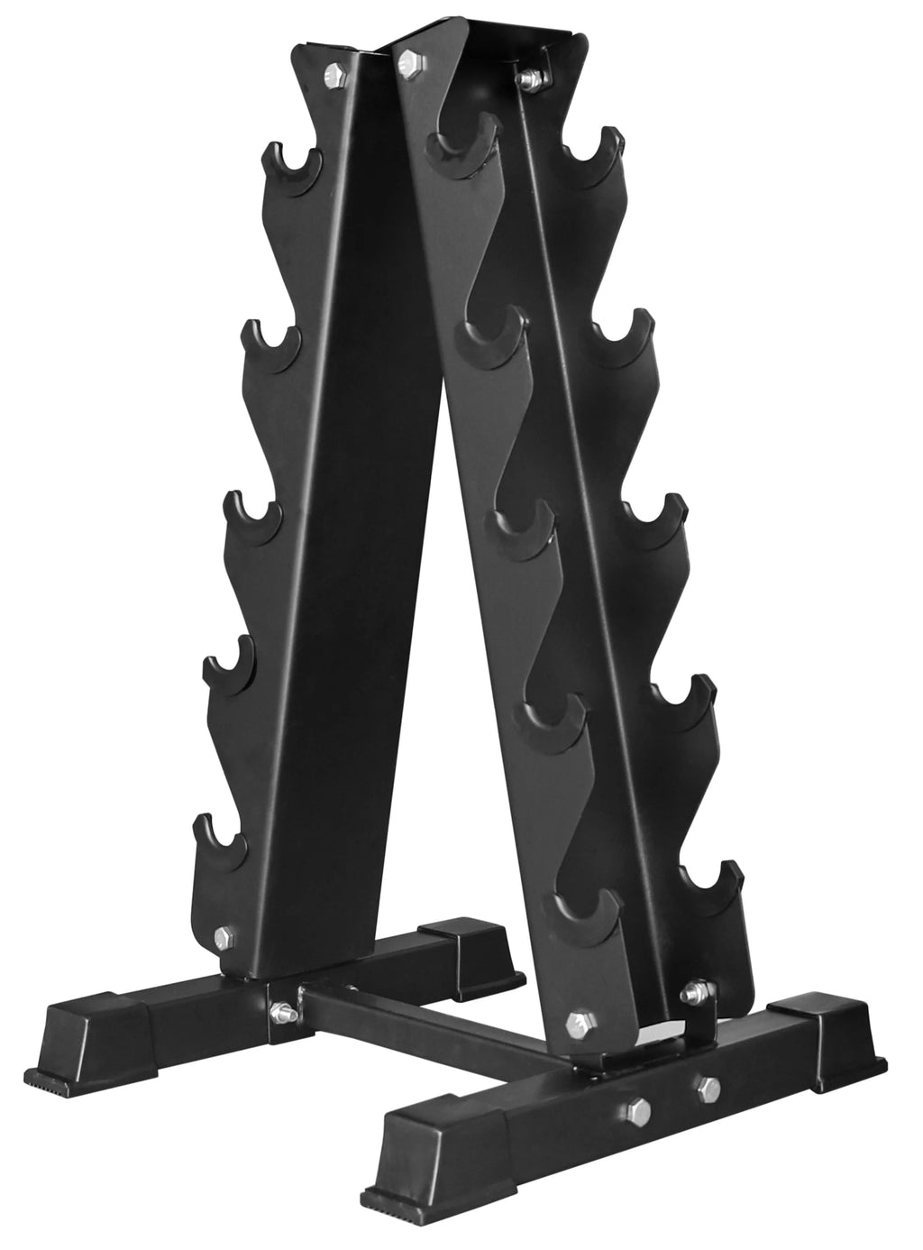 150LB Coated Hex Dumbbell Weight Set and Storage Rack R226
