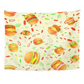 Burger Wall Art Hanging Tapestry 60x80 inch O226