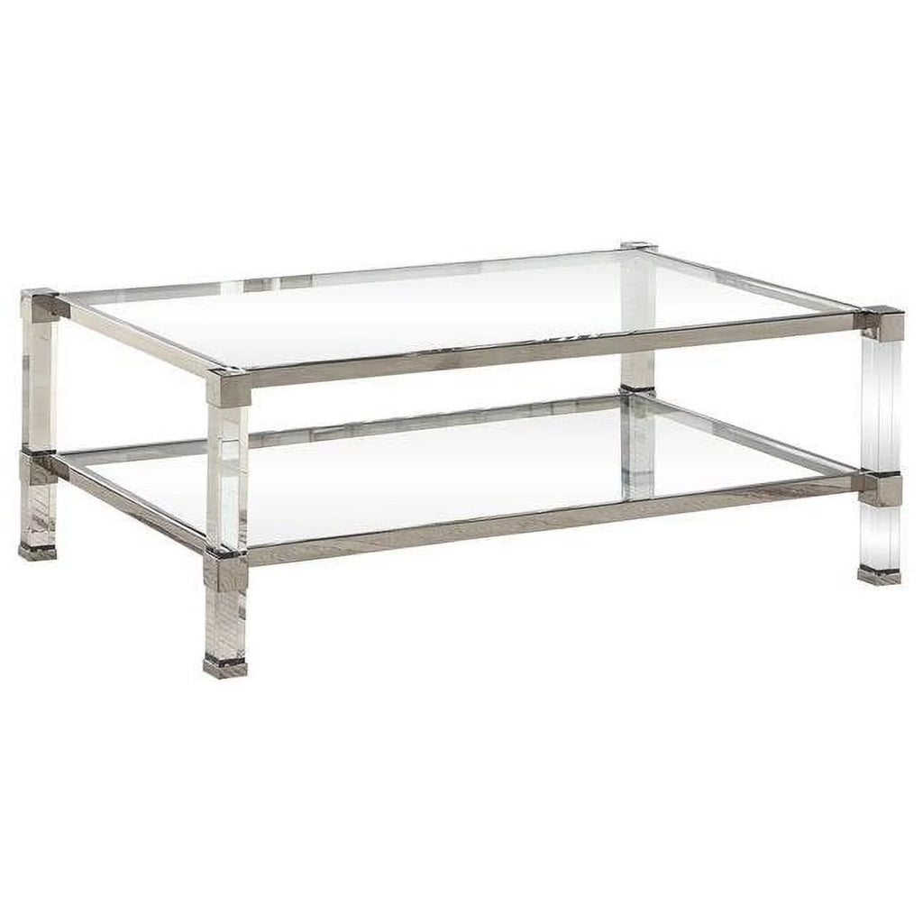 Silver Glass Coffee Table Y60245