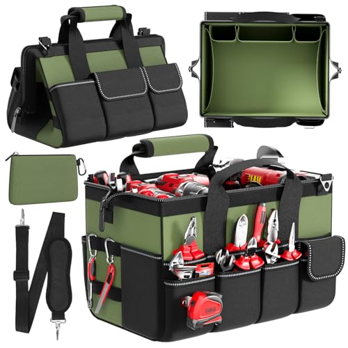 15.5 Inch 17-Pocket Portable Tool Bag with Adjustable Strap W323