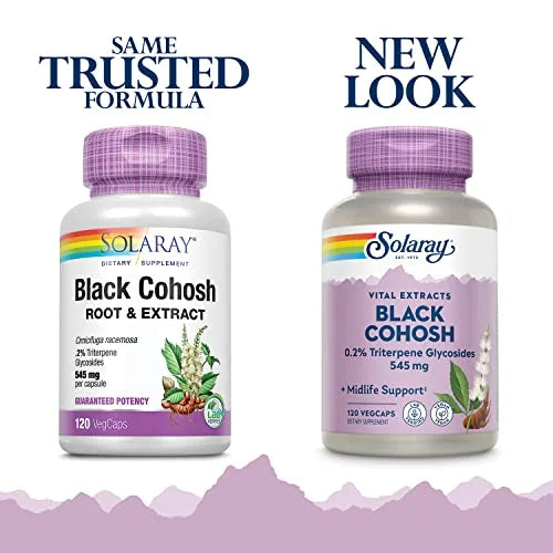 Black Cohosh Root & Extract 545mg 120 VegCaps X45046