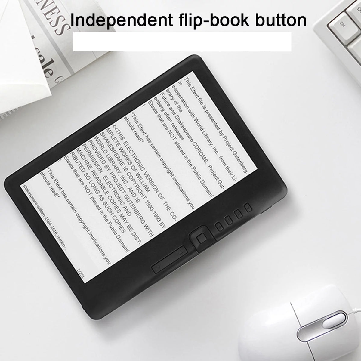Portable Waterproof 7-Inch E-Book Reader Color Screen Z504