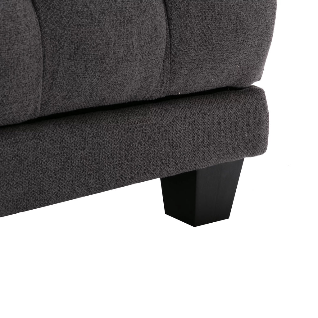 Gray 3 in 1 Sleeper Sofa with Pillow E77985