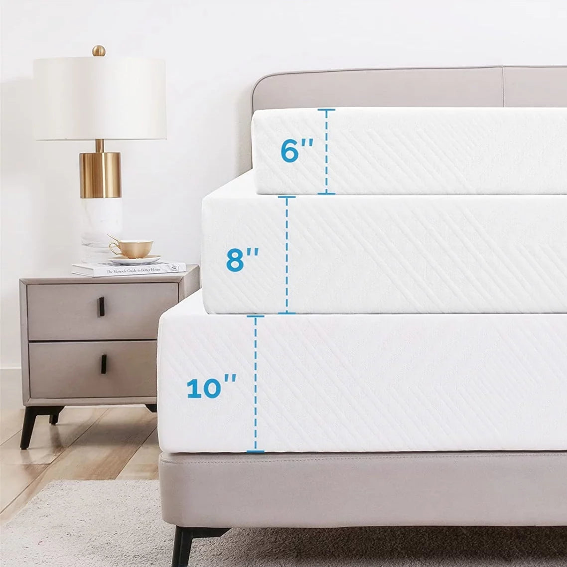 King Size Memory Foam RV Mattress D234