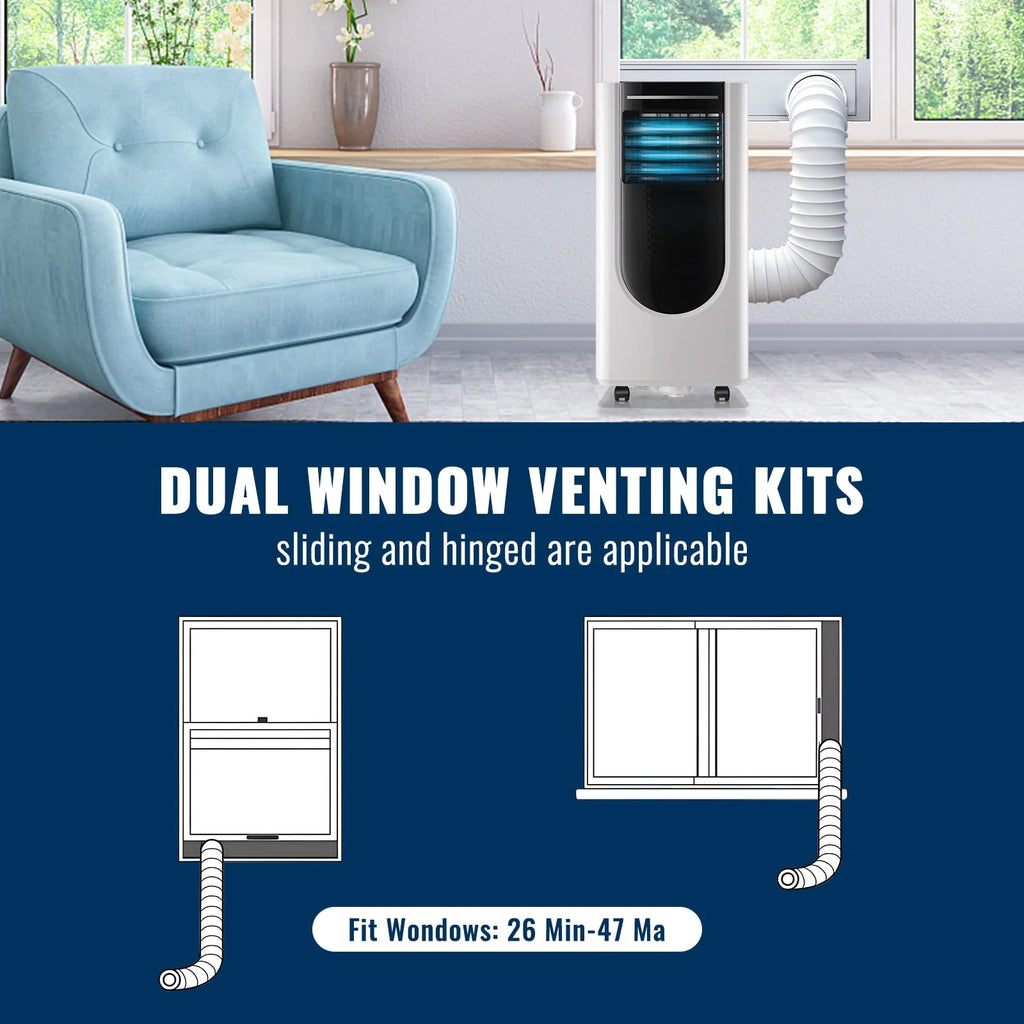 5000BTU Portable Air Conditioner with Dehumidifier & Fan S9672