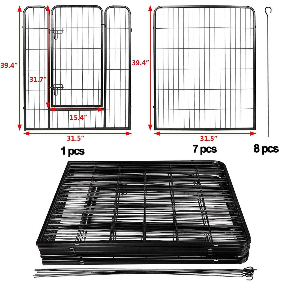 Foldable Metal Exercise Pen & Pet Playpen N90647