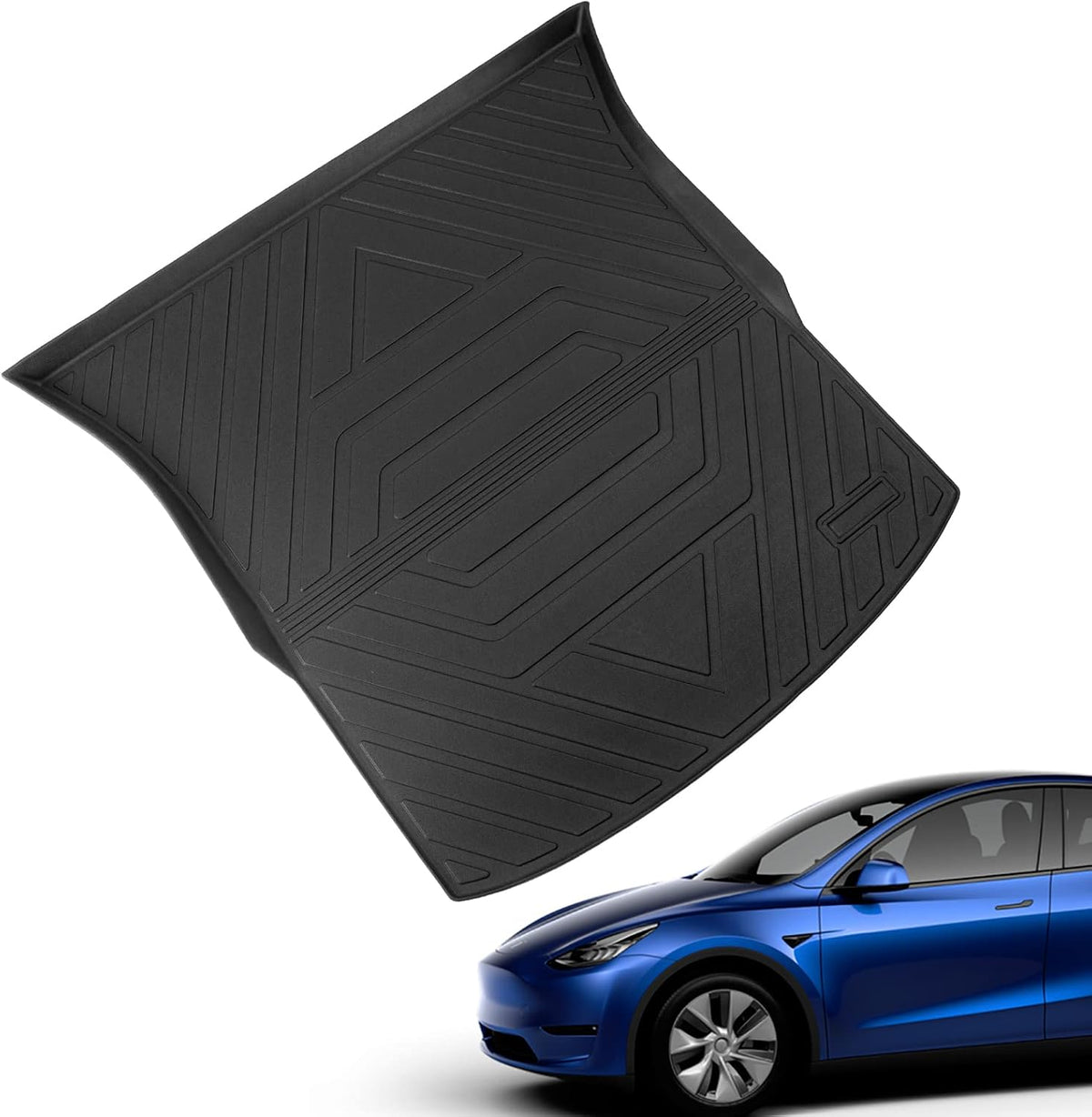 Tesla Model Y Trunk Mats Cargo Liners Floor Mats All Weather F95310