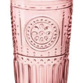 Set Of 4 16 Oz Colored Crystal Glasses B1503