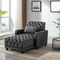 Gray 3 in 1 Sleeper Sofa with Pillow E77985