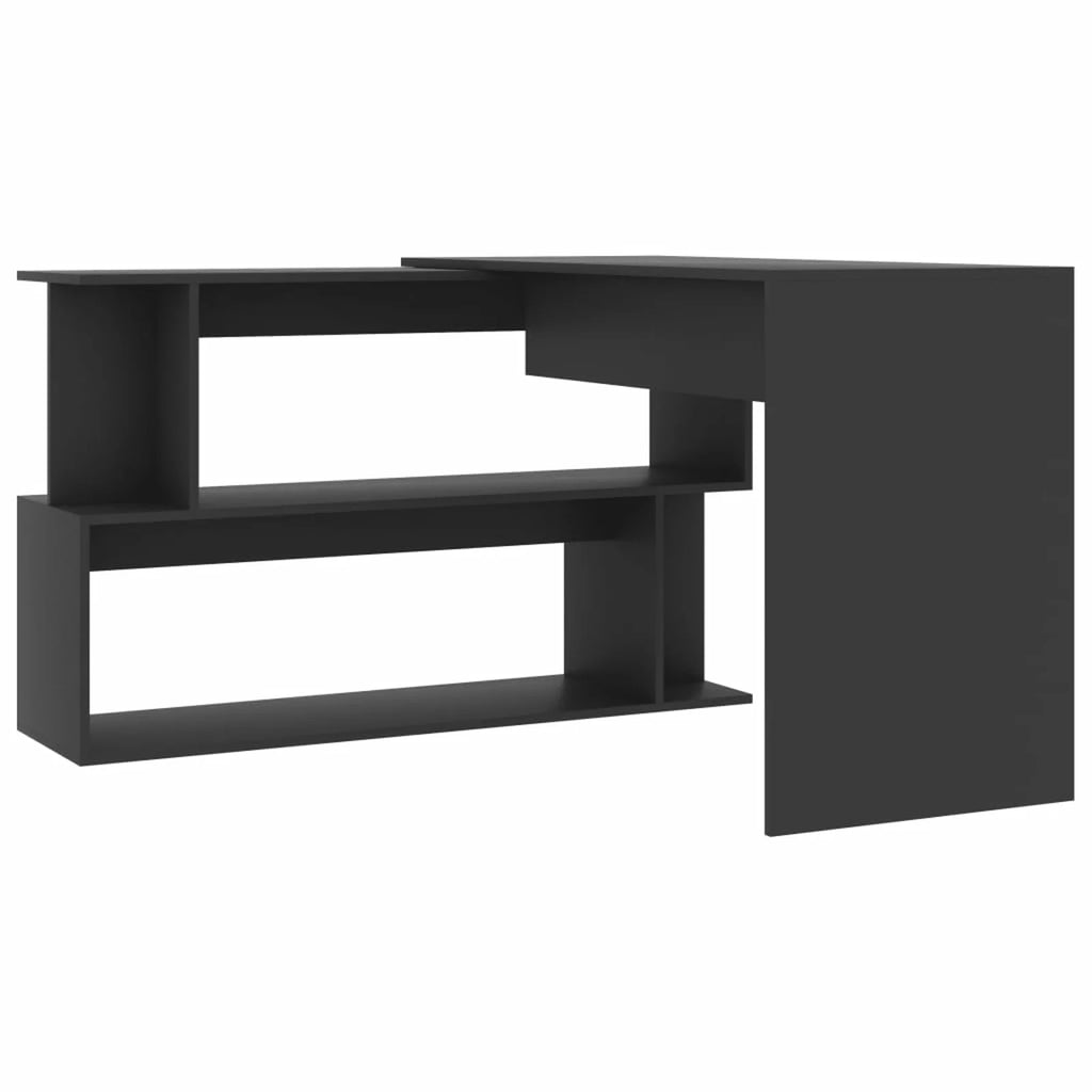 Gray Engineered Wood Corner Desk G891