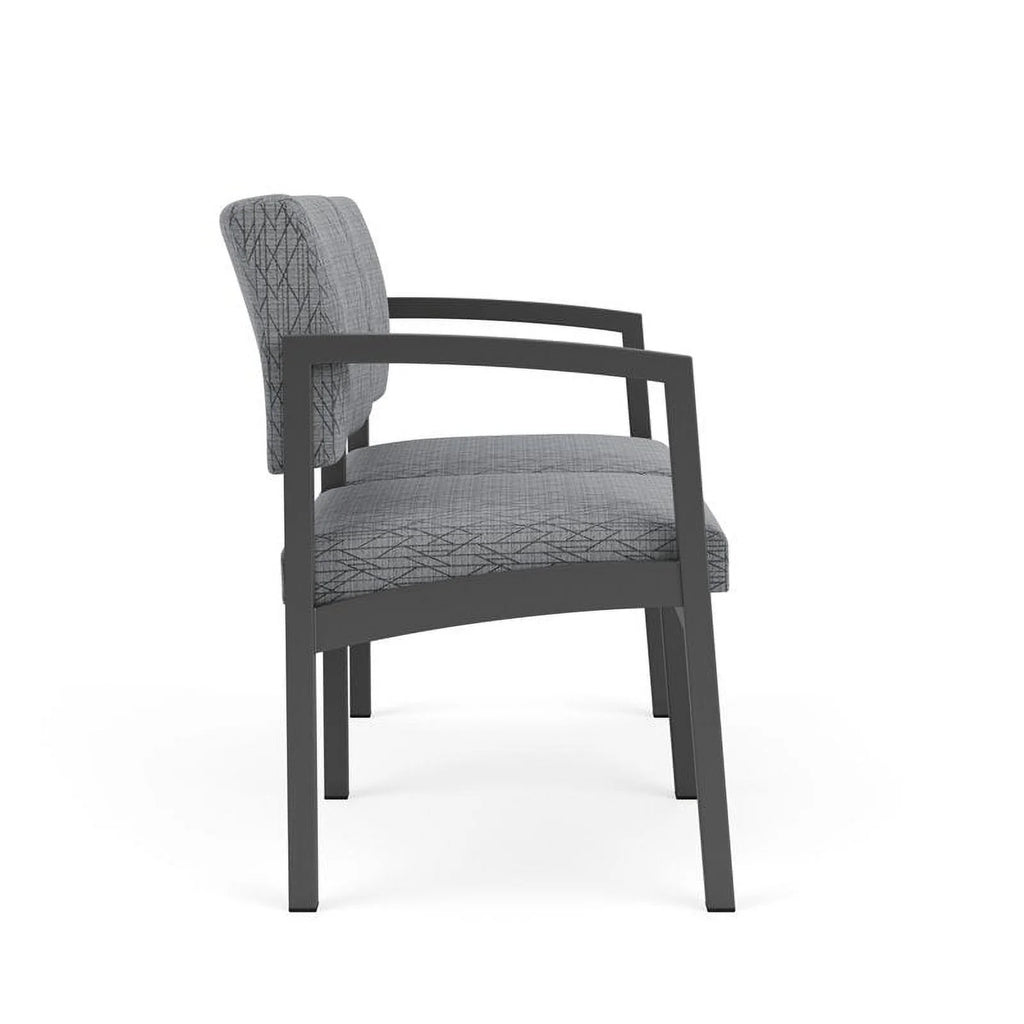 Charcoal Gray Fabric Loveseat G5515