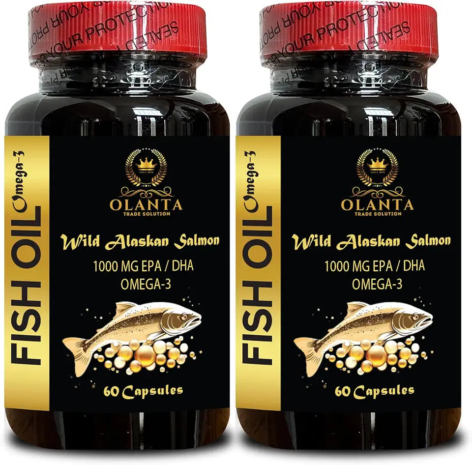 Triple Strength Wild Alaskan Omega-3 Fish Oil 120 Softgels M7705