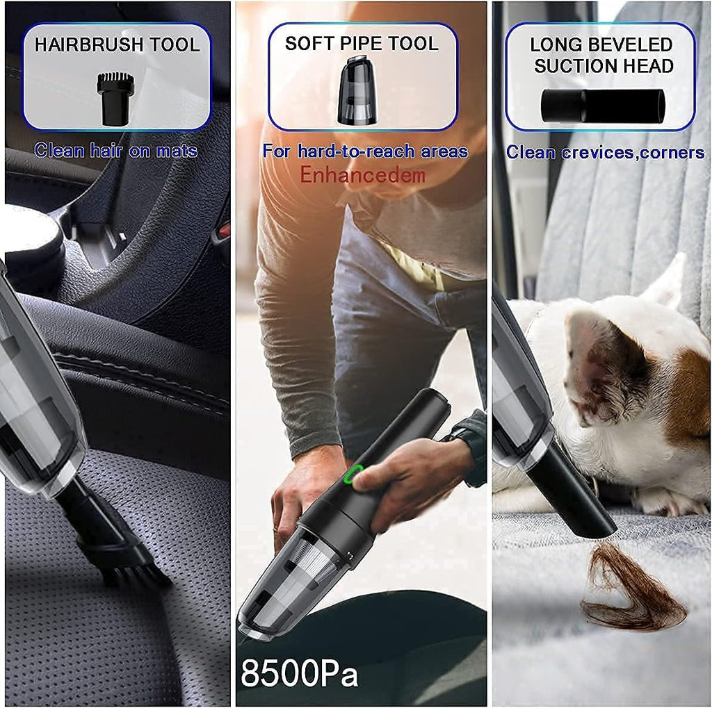 Cordless Handheld Vacuum 8000PA Black Pack of 2 X52327