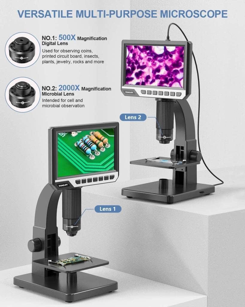LCD Digital Microscope 2000X 12MP C83603