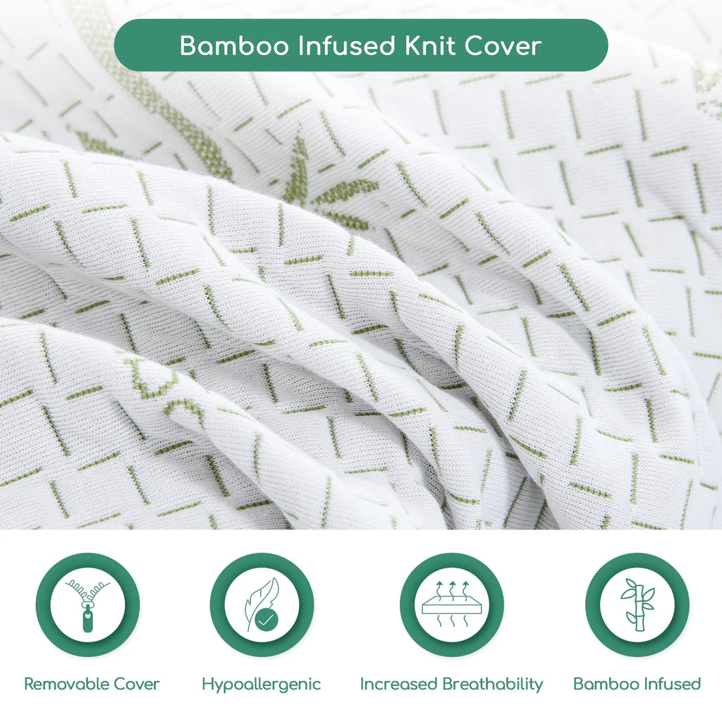 6 inch Twin Memory Foam Mattress with Bamboo Cover G36335