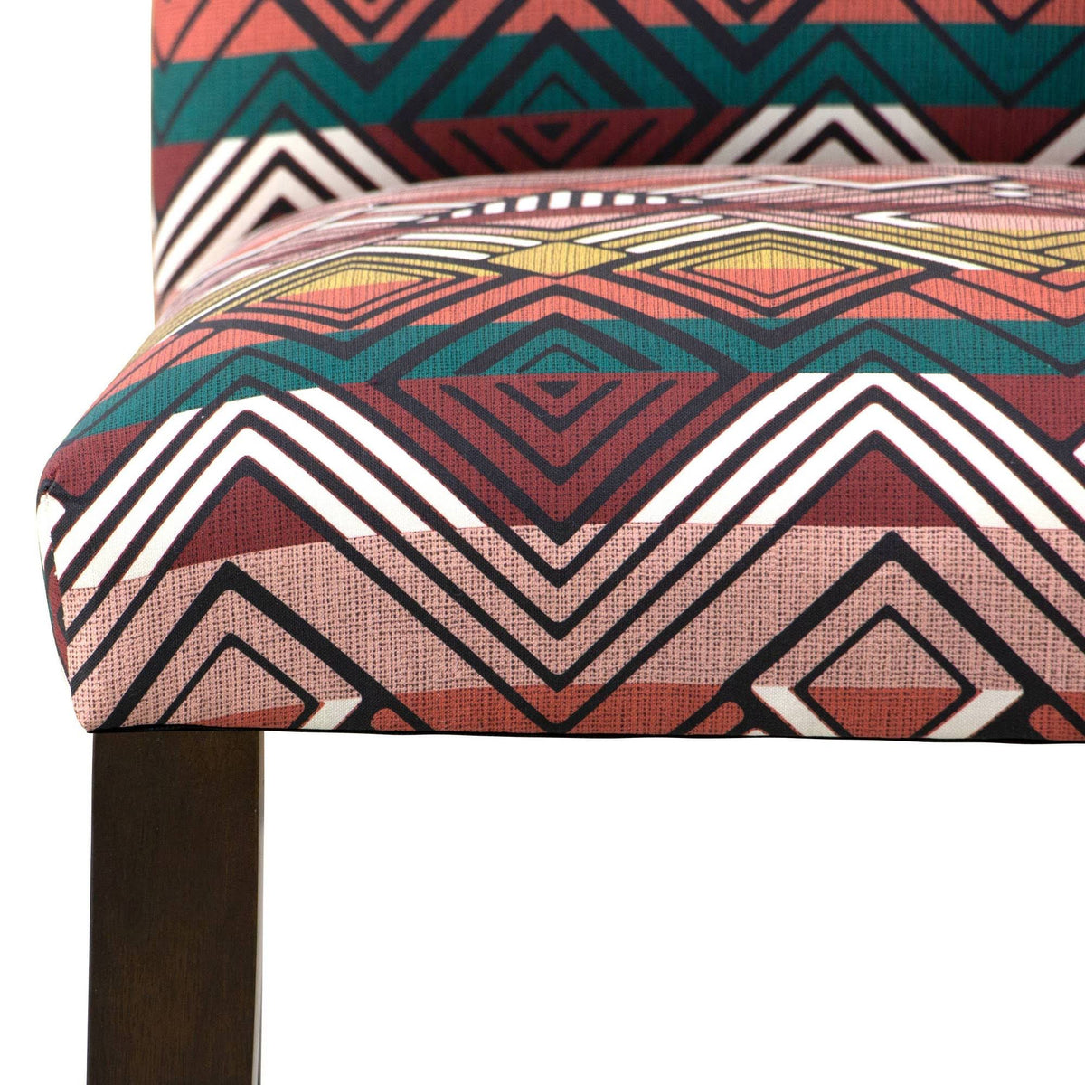 Dining Chair in Geometric Weave D26164