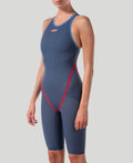 Navy Red White Kneeskin D727