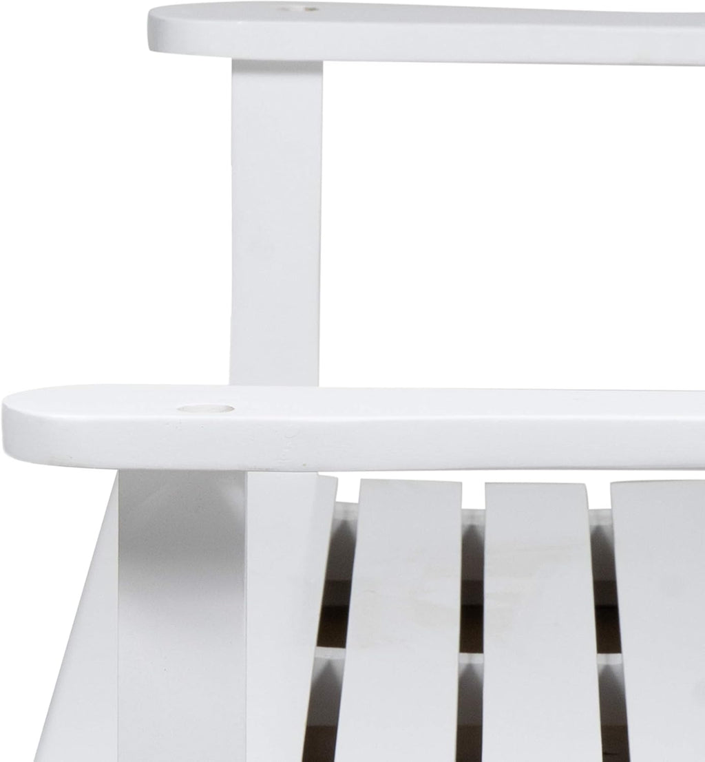 White Acacia Wood Porch Swing W531