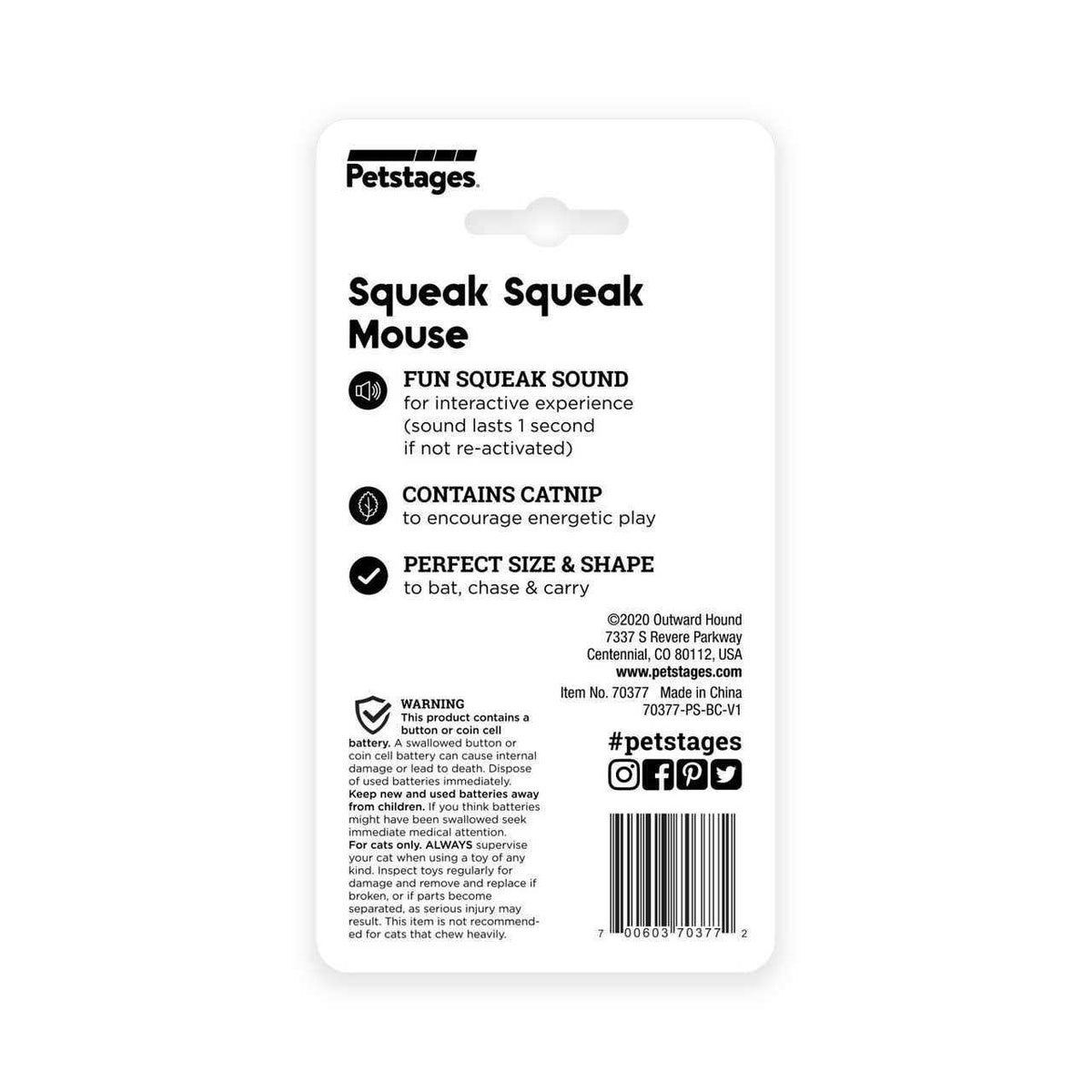 Squeak Mouse Cat Toy O606489