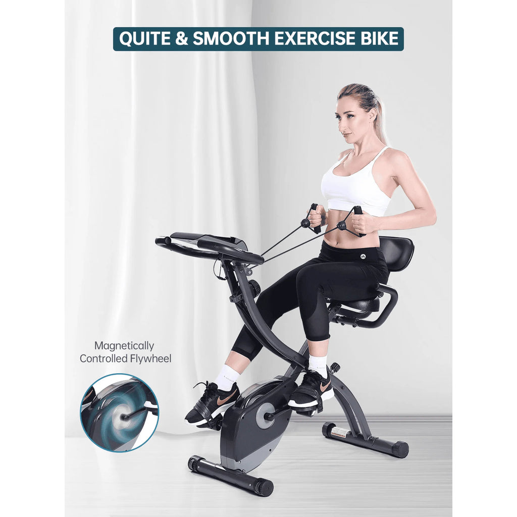 Folding Magnetic Stationary Exercise Bike K27003