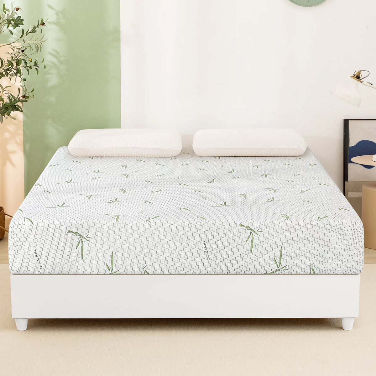 6 inch Twin Memory Foam Mattress with Bamboo Cover G36335