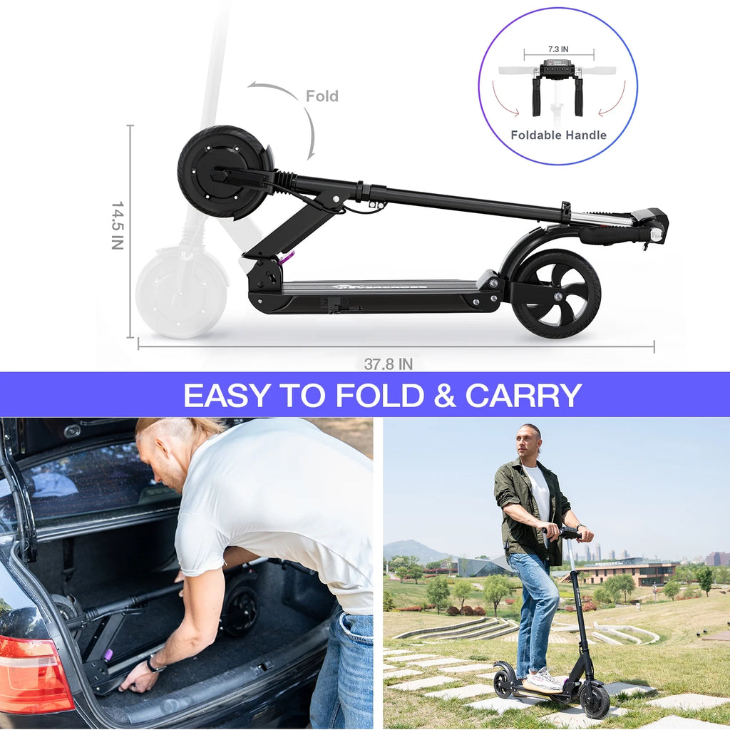 350W Folding Electric Scooter with 8 Solid Tires M8998
