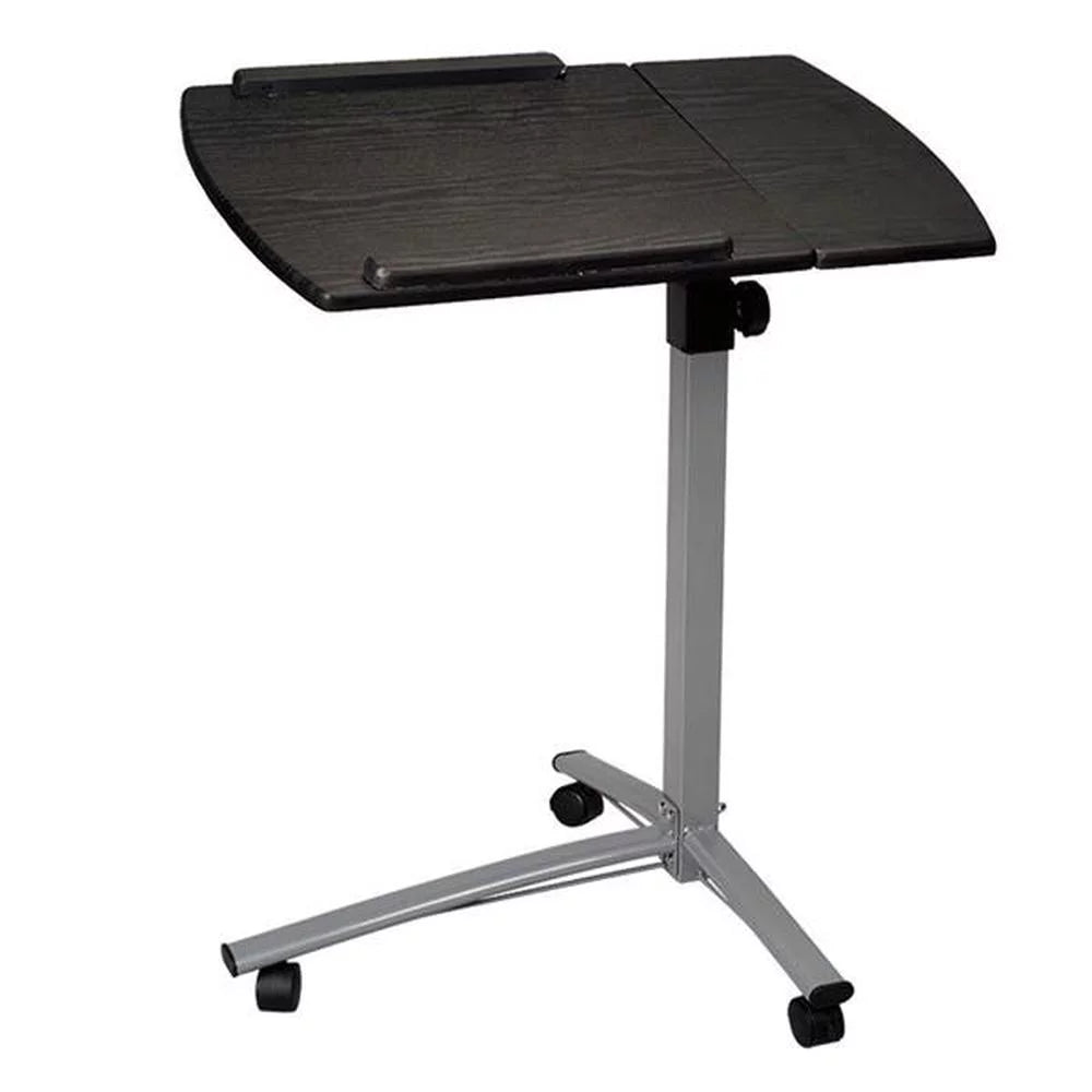 Black Computer Desk With Wheels A367