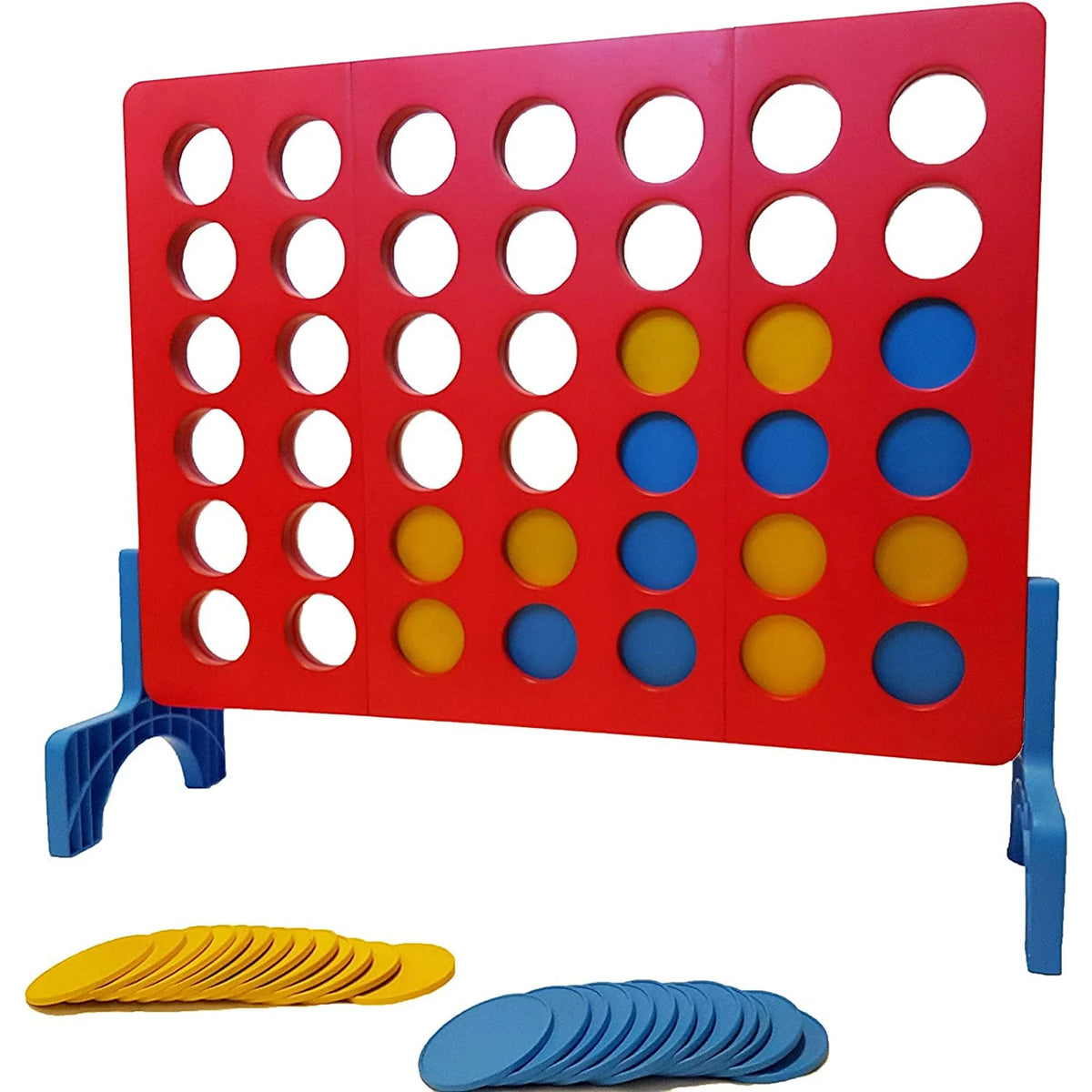 Giant 4 in-A-Row Outdoor Yard Game with Carrying Case O8981