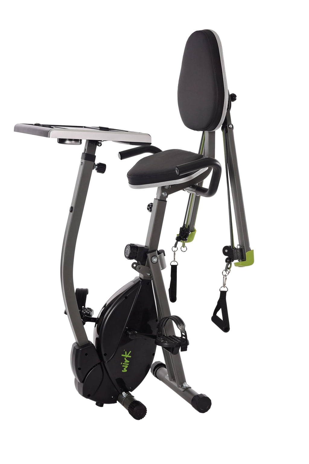 Upright Exercise Bike Workstation and Standing Desk U16101