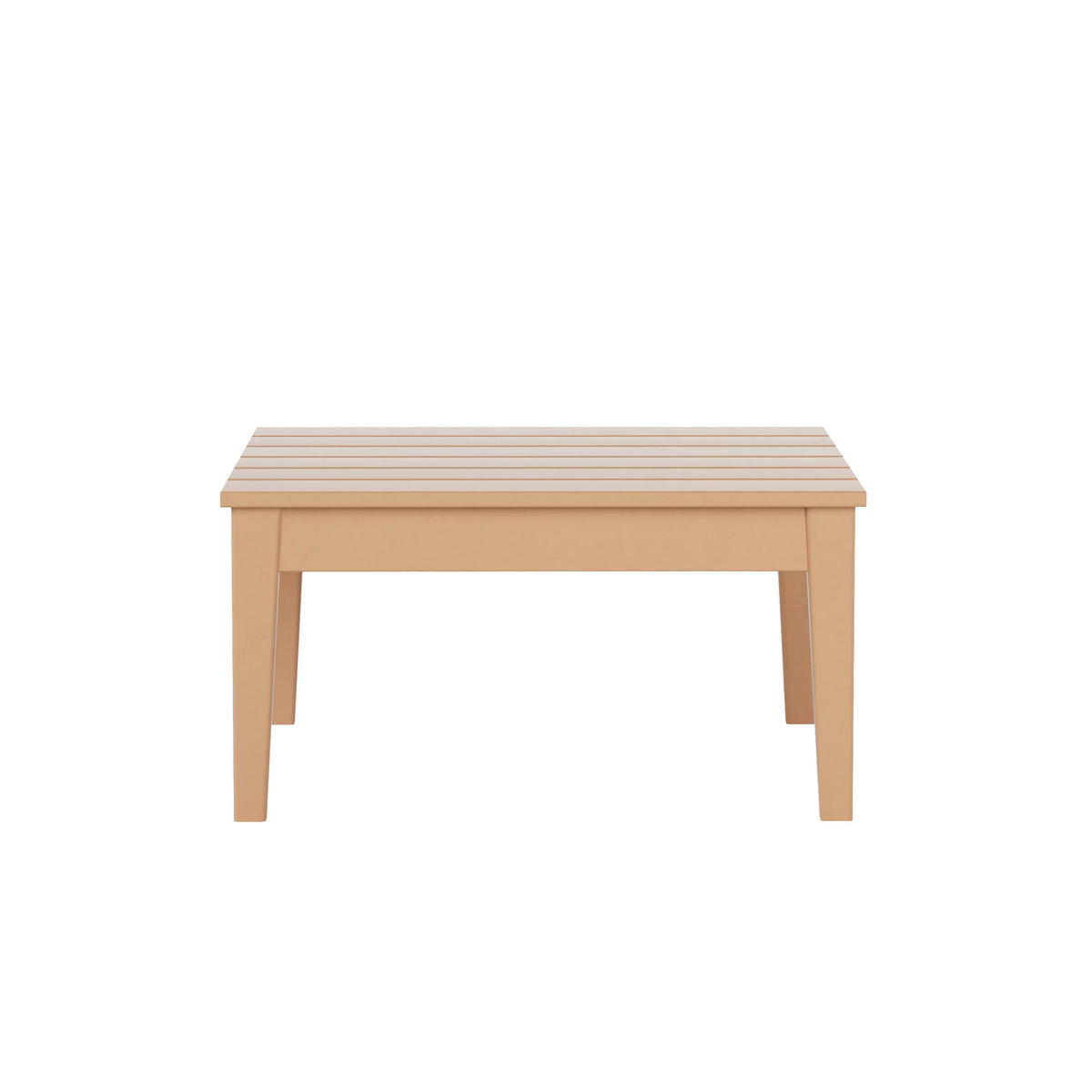 Black All Weather Poly Lumber Outdoor Coffee Table A210