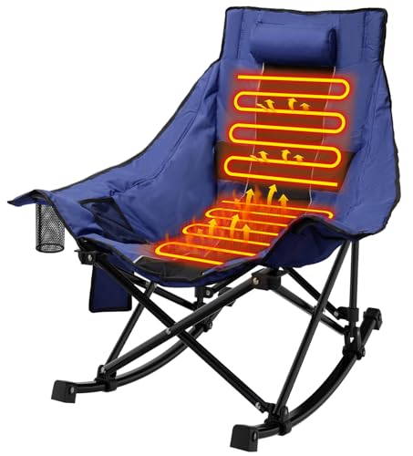 Oversized Heated Camping Chair with 3 Heat Levels F296
