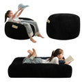 Beige Convertible Bean Bag Chair Bed M809009