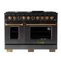 48 8 Burner Double Oven Propane Gas Dual Fuel Range Stainless Steel Y738845
