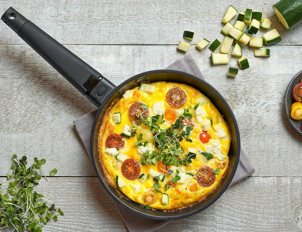 2pc Cast Aluminum Ceramic Nonstick Skillet Set J492008
