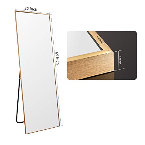 LED Full Length Mirror 71x32 inch Oversized White J125