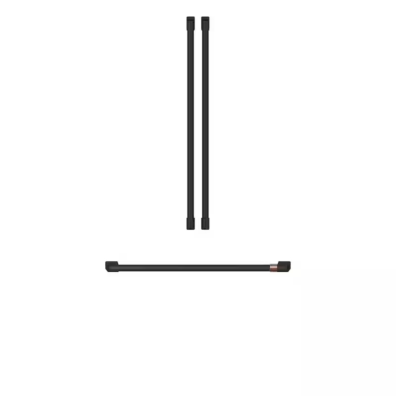 Flat Black Refrigerator Handle Kit I3781