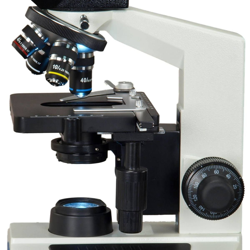 Trinocular Compound LED Microscope with 3MP Digital Camera V9914