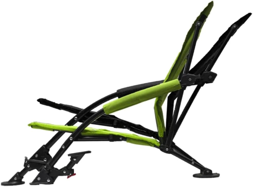 Heavy Duty Portable Recliner Beach Chair with Lumbar Support Z48095