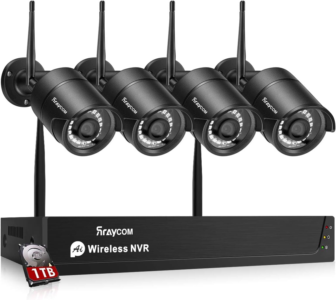 8CH 1080P Wireless Security Camera System with 1TB Hard Drive Z430038